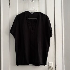Vince Black Silk Popover